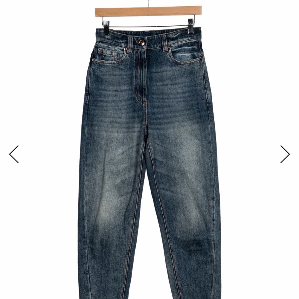 Brunello Cucinelli Women’s High Rise Skinny Leg Denim Jeans